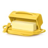 Butterie Flip-Top Butter Dish with Matching Spreader - Yellow 23x14x8cm