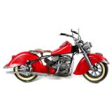 1948 Chief Motorcycle Metal Collectable - Red 41x21x20.8cm
