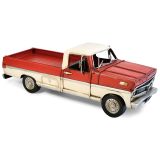 1970 Ford F-100 Ranger Metal Collectable - Red and Cream 33x11.5x11cm