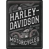 Nostalgic-Art Large Sign Harley-Davidson Motorcycles Eagle 30x40x0.5cm