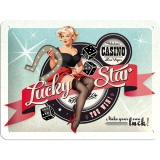 Nostalgic-Art Small Sign Lucky Star 15x20x0.3cm