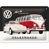 Nostalgic-Art Small Sign VW - Meet the Classics 15x20x0.3cm