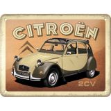 Nostalgic-Art Small Sign Citroën 2cv 15x20x0.3cm