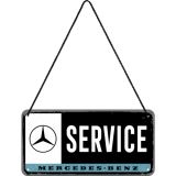Nostalgic-Art Hanging Sign Mercedes-Benz Service 20x10x0.2cm