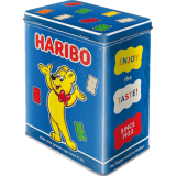 Nostalgic-Art Tin Storage Box Haribo - Enjoy The Taste Blue 10x14x20cm