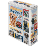 Nostalgic-Art Tin Storage Box XL Premium Dog Food 8x19x26cm
