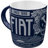 Nostalgic-Art Ceramic Mug Fiat Since 1899 Logo Blue 9x9x9cm