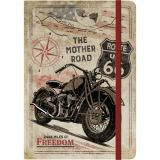 Nostalgic-Art Notebook Route 66 Bike Map 21x15x2cm