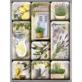 Nostalgic-Art 9pc Magnet Set Mediterranean 7x9.3x2cm