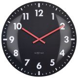 NeXtime Duomo Wall Clock 50cm - Black