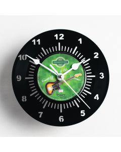Yesterday's Vinyl Deskclock with Stand Guitar Music Is Life 18cm