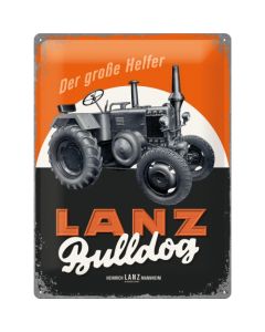 Nostalgic-Art Large Sign Lanz Bulldog 30x40cm 30x40x0.5cm