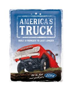 Nostalgic-Art Large Sign Ford America's Truck F100 Special Edition 30x40x0.5cm