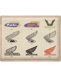 Nostalgic-Art Large Sign Honda MC Logo Evolution 30x40cm 30x40x0.5cm