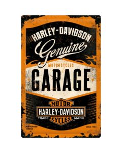 Nostalgic-Art XL Sign Harley Garage 40x60x0.5cm