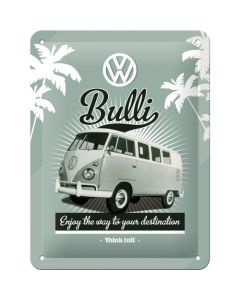 Nostalgic-Art Small Sign Volkswagen Retro Bulli 15x20x0.3cm