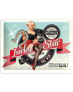 Nostalgic-Art Small Sign Lucky Star 15x20x0.3cm