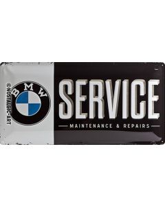 Nostalgic-Art Long Sign BMW - Service 25x50x0.3cm