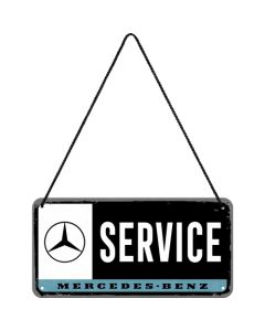Nostalgic-Art Hanging Sign Mercedes-Benz Service 20x10x0.2cm