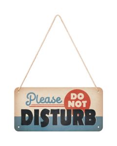 Nostalgic-Art Hanging Sign Do Not Disturb 20x10x0.2cm