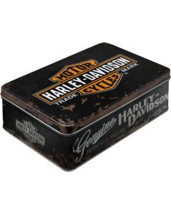 Nostalgic-Art Flat Storage Tin Harley-Davidson 23x16x7cm