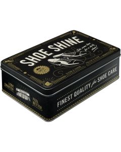 Nostalgic-Art Flat Storage Tin Shoe Shine 23x16x7cm 23x16x7cm