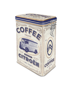 Nostalgic-Art Clip Top Storage Tin Citroen - Coffee Truck 7.5x11x17.5cm