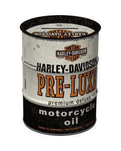 Nostalgic-Art Money Box Oil Barrel Harley-Davidson Pre-Luxe 9.3x9.3x11.5cm
