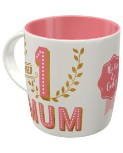 Nostalgic-Art Ceramic Mug Number 1 Mum 9x9x9cm