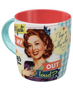 Nostalgic-Art Ceramic Mug Did I just roll my eyes out loud? 9x9x9cm