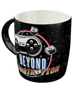 Nostalgic-Art Ceramic Mug Gaming - Beyond Imagination 9x9x9cm