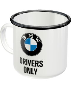Nostalgic-Art Enamel Mug BMW Drivers Only 8x8x8xcm