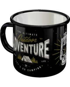 Nostalgic-Art Enamel Mug Outdoor Adventure 8x8x8xcm