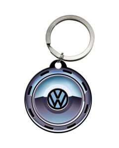 Nostalgic-Art Keyring Round VW Wheel 7.5x4x0.3cm