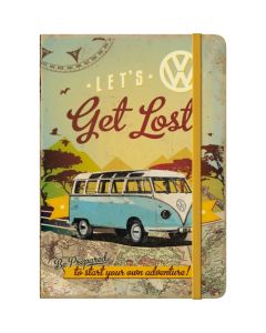 Nostalgic-Art Notebook VW Bulli - Let's Get Lost 21x15x2cm