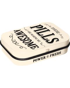 Nostalgic-Art Mint Box Awesome Pills 4x6x2cm