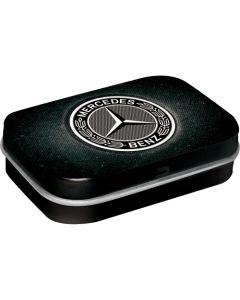 Nostalgic-Art Mint Box Mercedes-Benz Logo Black 4x6x2cm