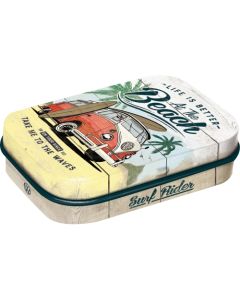 Nostalgic-Art Mint Box VW Bulli Beach 4x6x2cm