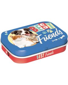Nostalgic-Art Mint Box Best Friends Cat & Dog 4x6x2cm