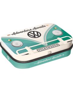 Nostalgic-Art Mint Box VW Bulli - Adventure Awaits 4x6x2cm