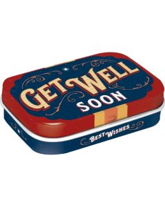 Nostalgic-Art Mint Box Get Well Soon 4x6x2cm