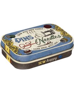Nostalgic-Art Mint Box Pins and Needles 4x6x2cm