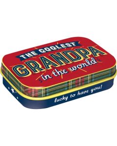 Nostalgic-Art Mint Box The Coolest Grandpa 4x6x2cm