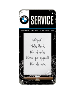 Nostalgic-Art Magnetic Notepad BMW Service 20x10x2cm