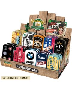Nostalgic-Art XL Mint Box Display (holds 30 XL mint tins)
